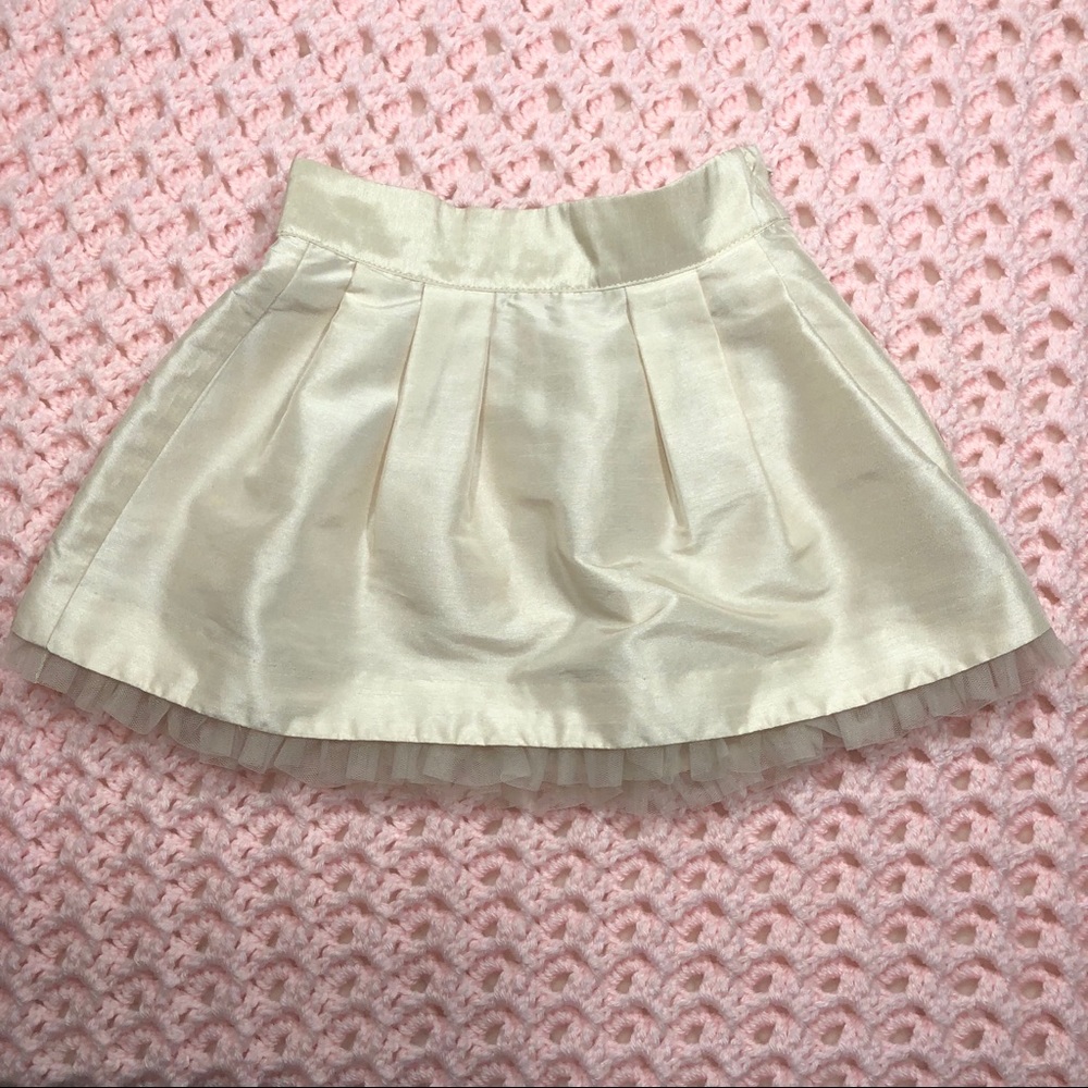 Janie and Jack Cream Skirt